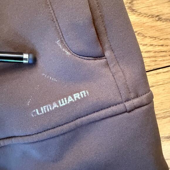 Adidas ClimaWarm Brown Full Zip Jacket Men’s SZ M Thumbholes Outdoor Activewear - Picture 9 of 12